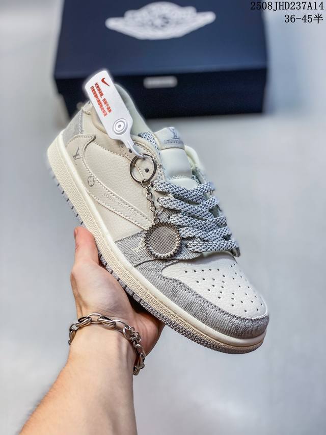 Company-level Nike Air Jordan 1 X Travis Scott Aj1 inverted hook Joe 1 inverted