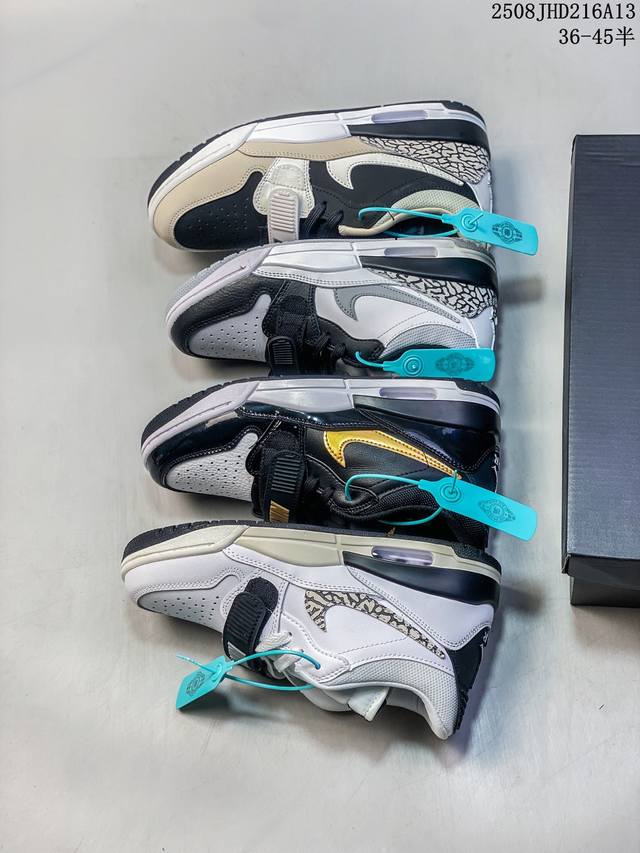 Real label with half size Jordan Legacy 312 comfortable, versatile, wear-resist