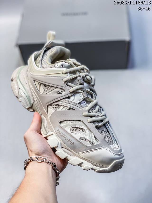Company-level Balenciaga Track Trail round-toe lace-up low-top retro dad shoes D