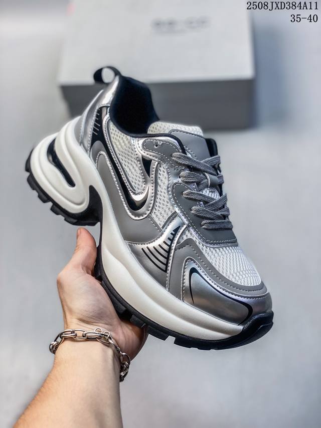 Gg-Cc Zhao Lusi's same casual sports thick-soled height-enhancing dad shoes #Cel