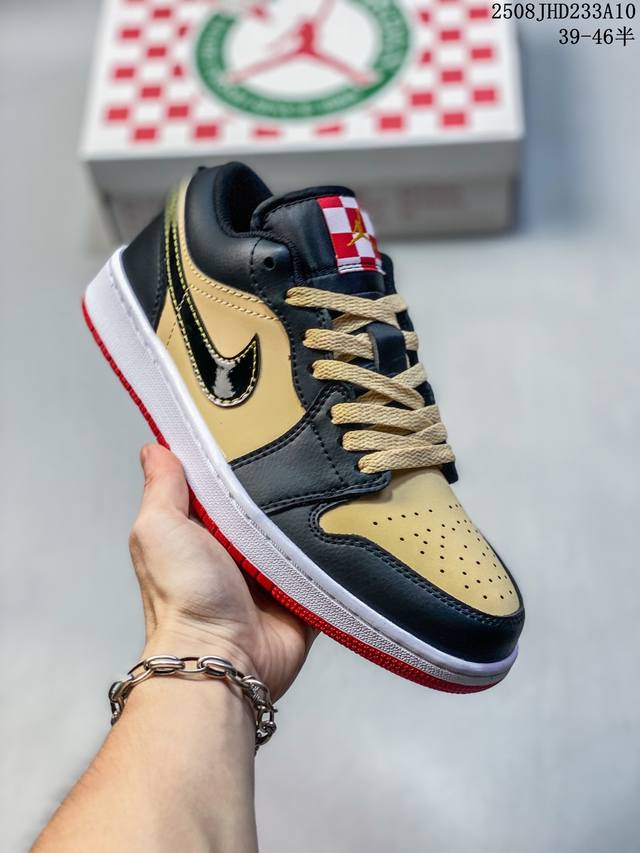 Company-level Nike Air Jordan 1 Low Aj1 Joe 1 low-top casual sneakers synchroni