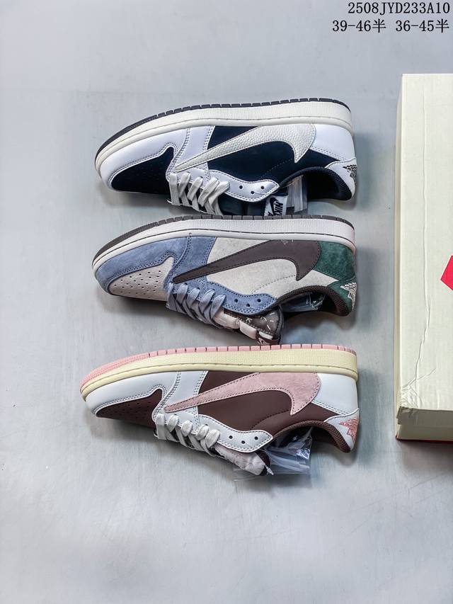 Jordan Air Jordan 1 Low Aj1 Joe 1 inverted hook low-top casual retro culture spo