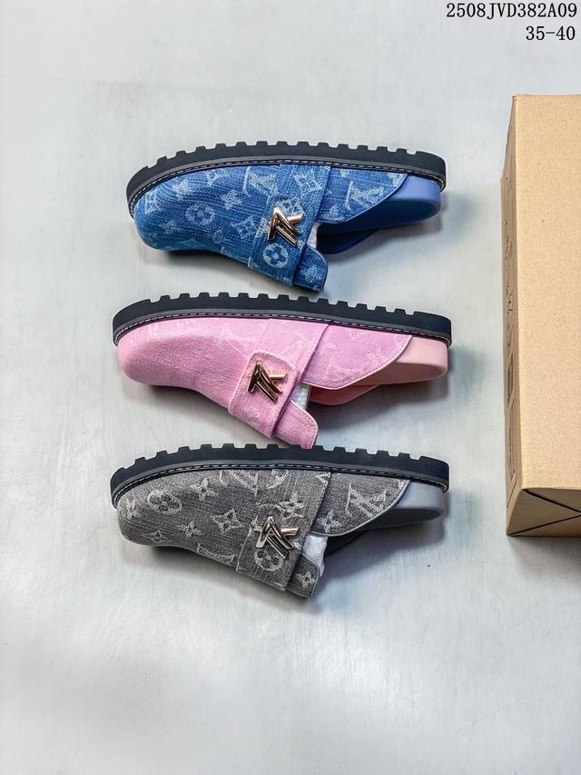 New, corporate-grade LV Louis Vuitton Birkenstock closed-toe slippers! Louis Vu
