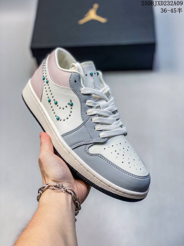 Company-level Nike Air Jordan 1 Low Aj1 Qiao 1 low-top casual sneakers synchron