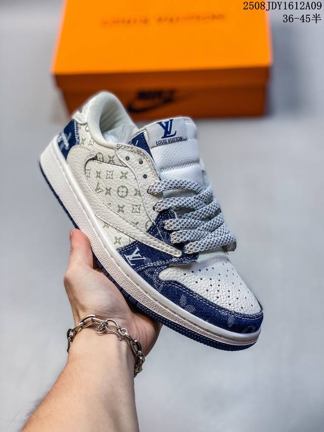 A major three-party collaboration, the lightning hook Aj1. Popular hip-hop singe