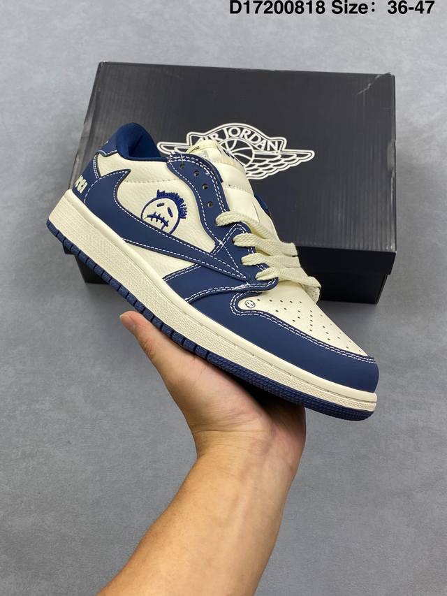 Nike Air Jordan 1 Low Og Sp Military Blue Aj1/Joel 1 Inverted Swoosh, a new mode