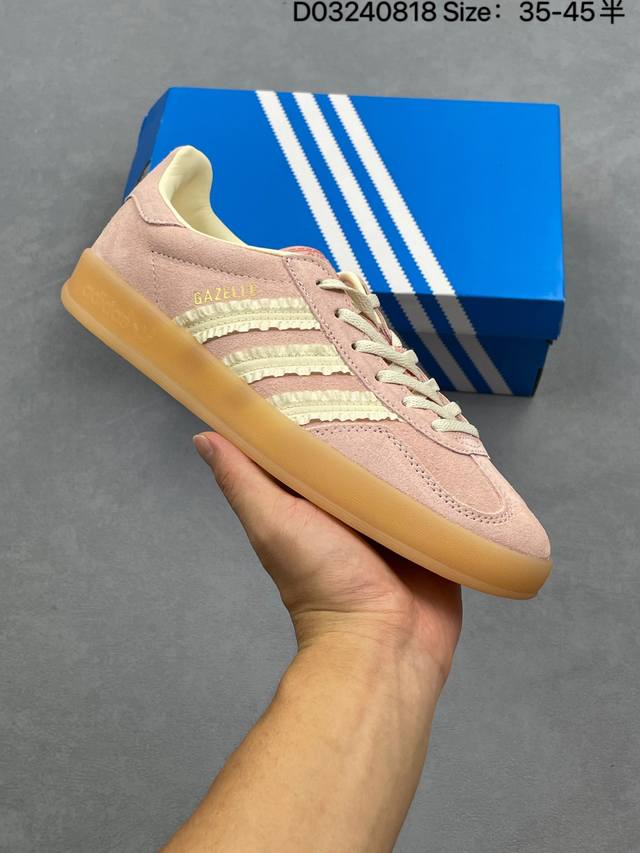 Adidas Originals Gazelle Indoor Trefoil casual, non-slip, wear-resistant low-to