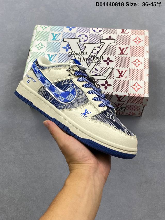 Nike SB Dunk Low Dunk series retro low-top casual skateboarding shoes. Featurin