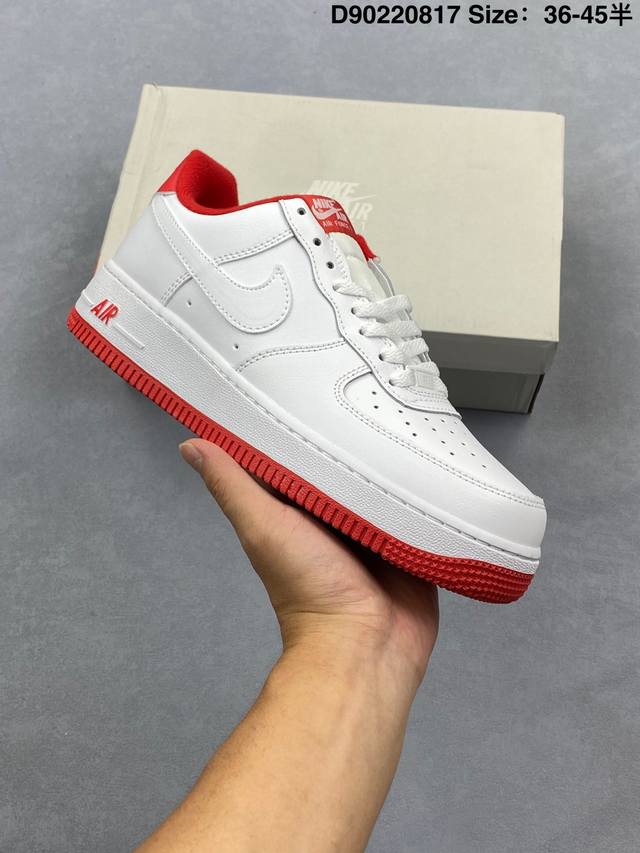 Nike Air Force 1 Low, a versatile casual sneaker. Its soft, springy cushioning
