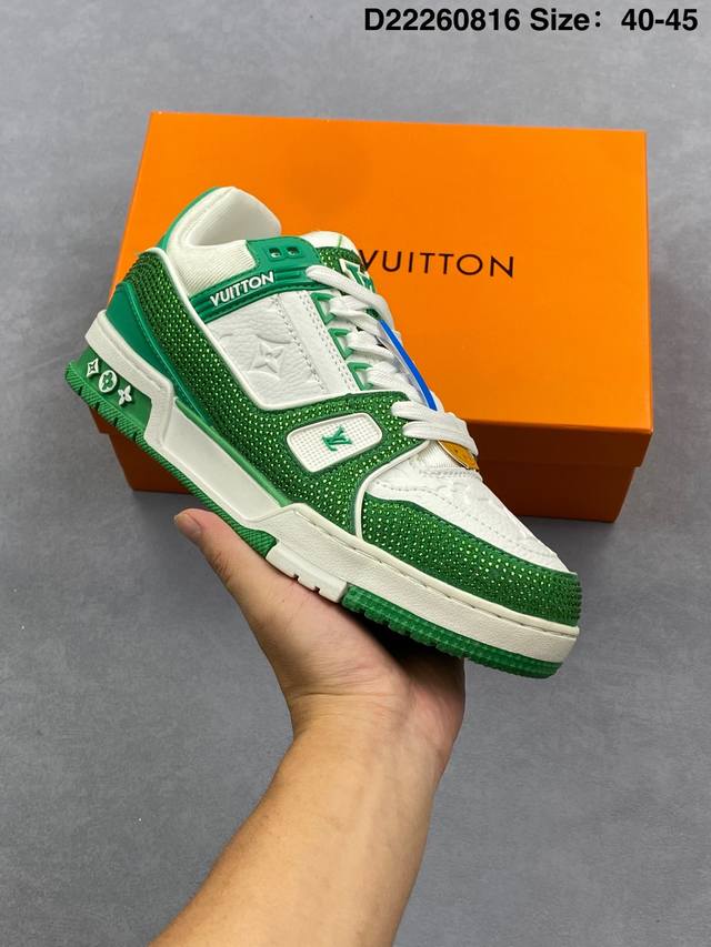 Louis Vuitton LV Louis Vuitton sneakers New LV Trainer sneakers in the latest co