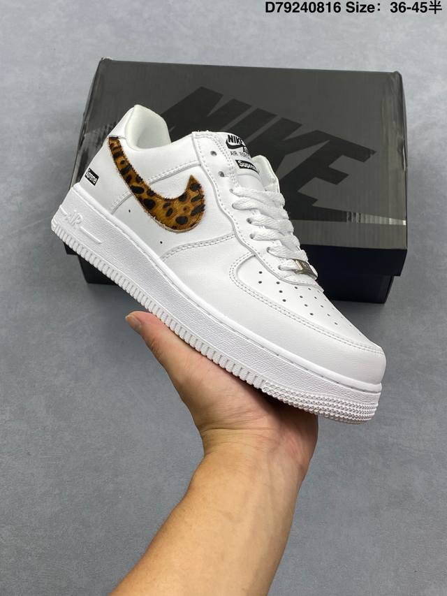 Nike Air Force 1 '07 Low Air Force One white cushioned sneakers, a versatile, l