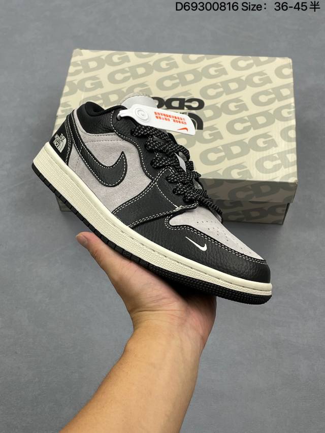 Nike Air Jordan 1 Low Aj1 Qiao 1 low-top casual sneakers synchronized with the o