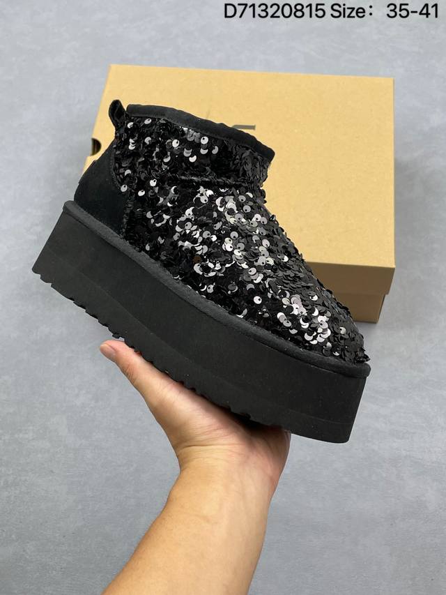 Ugg Other Warm and Comfortable Casual Ankle Snow Boots Women's Black Size: 35-41