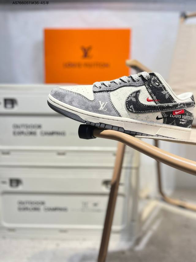 Lv X Nike Sb Dunk Low, a highly recommended new colorway from a leading manufact