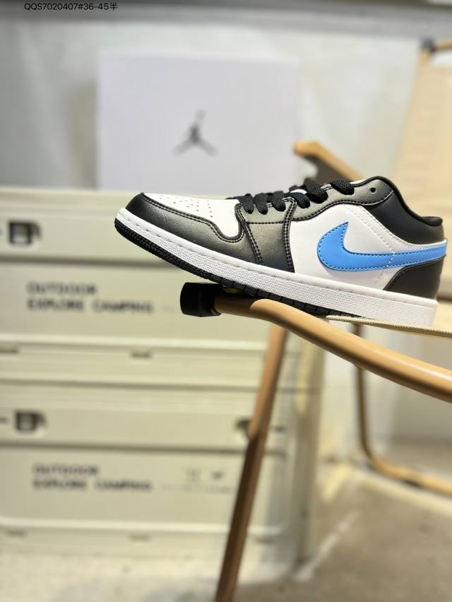 Company-grade top-grain leather Jordan Air Jordan 1 Low Aj1 low-top series baske
