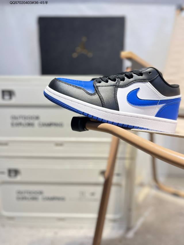 Company-grade top-grain leather Jordan Air Jordan 1 Low Aj1 low-top series baske