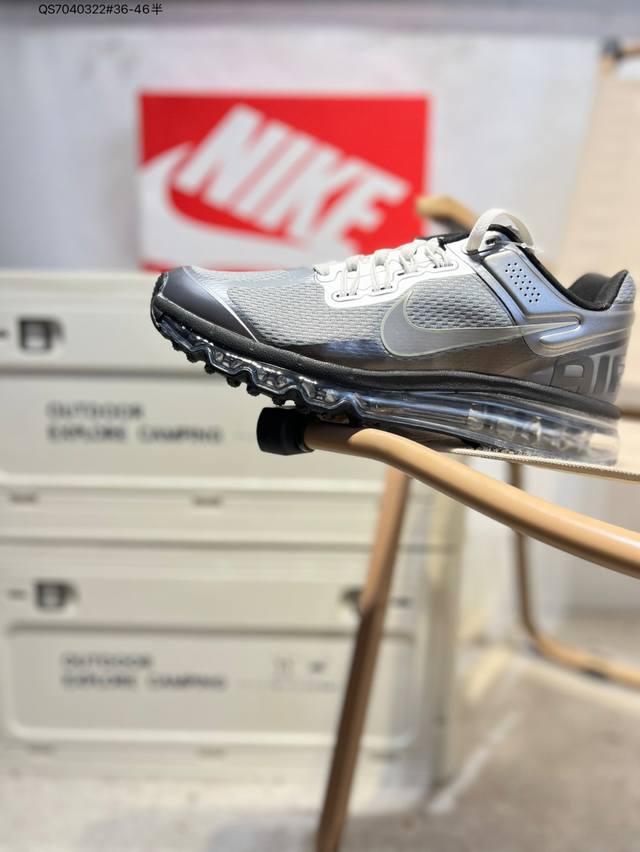 Nk The Air Max 2013 retro breathable mesh running shoe features a full-length Ma