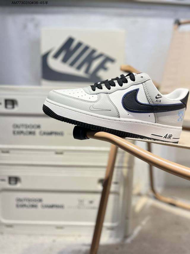 Nk Air Force 1'07 Low Air Force One low-top casual sneakers#Custom leather, orig