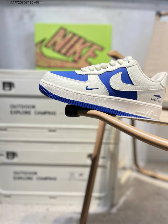 Nk Air Force 1'07 Low Air Force One low-top casual sneakers#Custom leather, orig