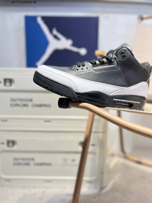 Jordan 3 Aj3 Jordan Air Jordan 3 Retro replica in black and white, pure original
