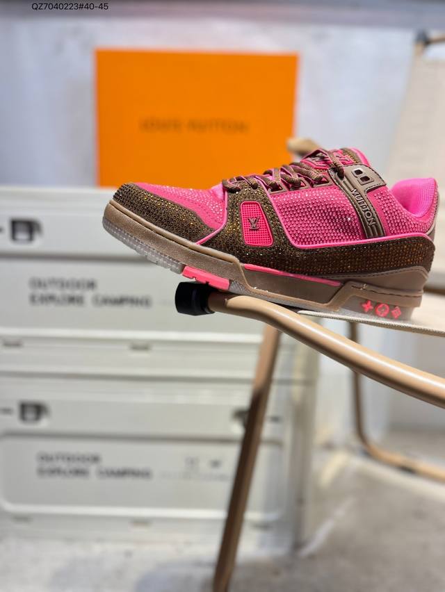 Louis Vuitton LV Louis Vuitton sneakers The new LV Trainer "Full Diamond" sneake