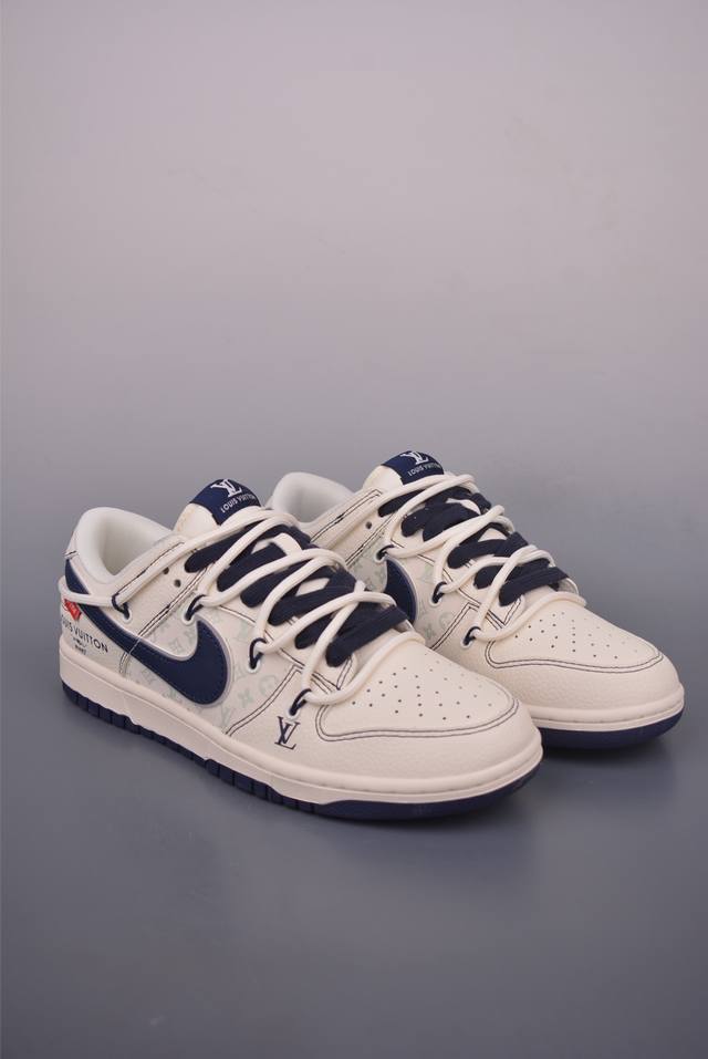 Nike Sb Dunk Low Lv co-branded deconstructed straps, pure original factory produ