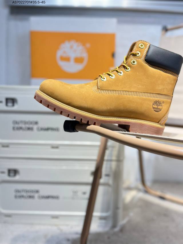 Timberland outdoor high-top casual yellow boots series #Guangdong factory qualit