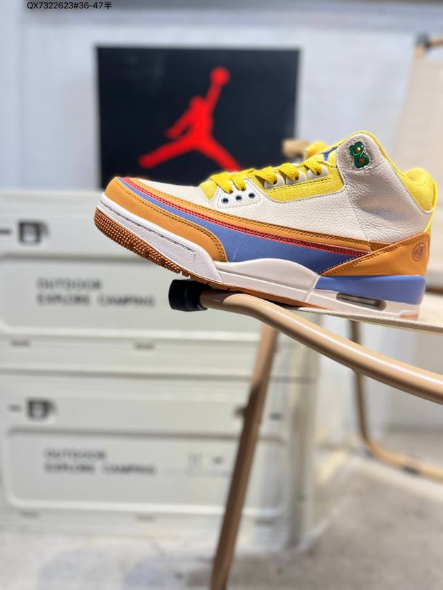 Air Jordan 3 Retro Goku Michael Jordan Aj3 mid-top retro casual sports culture b