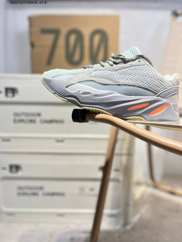 Back-to-school season special offer! Really hot Adidas Yeezy 700V2 "Teal Blue" r