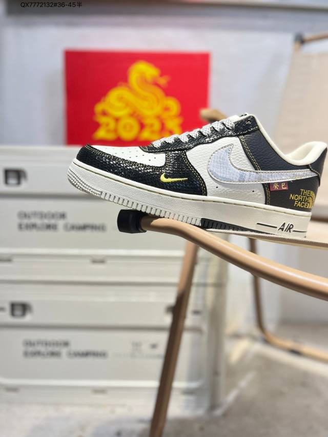 The North Face X NK Air Force 1'07 Low Air Force One Low-top Casual Sneakers#Cus