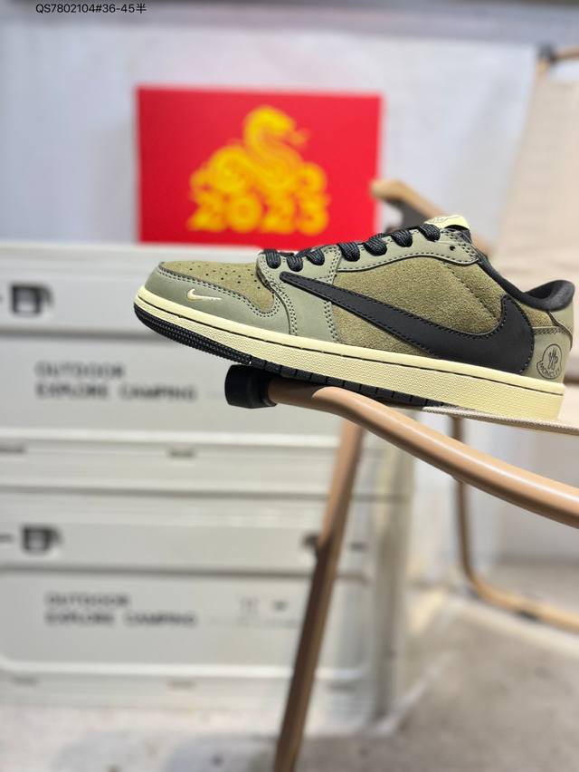 Company-grade top-grain leather Jordan Air Jordan 1 Low Aj1 low-top series baske
