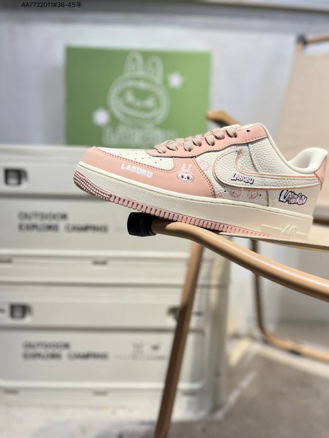 Labubu x Nk Air Force 1'07 Low Air Force One Low-top Casual Sneakers#Custom leat