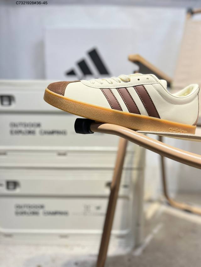 Adidas Neo Vl Court 2.0 versatile itemsuede non-slip wear-resistant lightweight