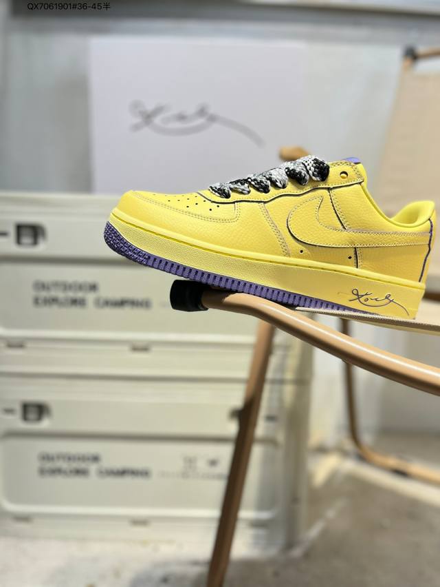 Company-grade top-grain leather NK Air Force 1'07 Low Air Force One low-top casu