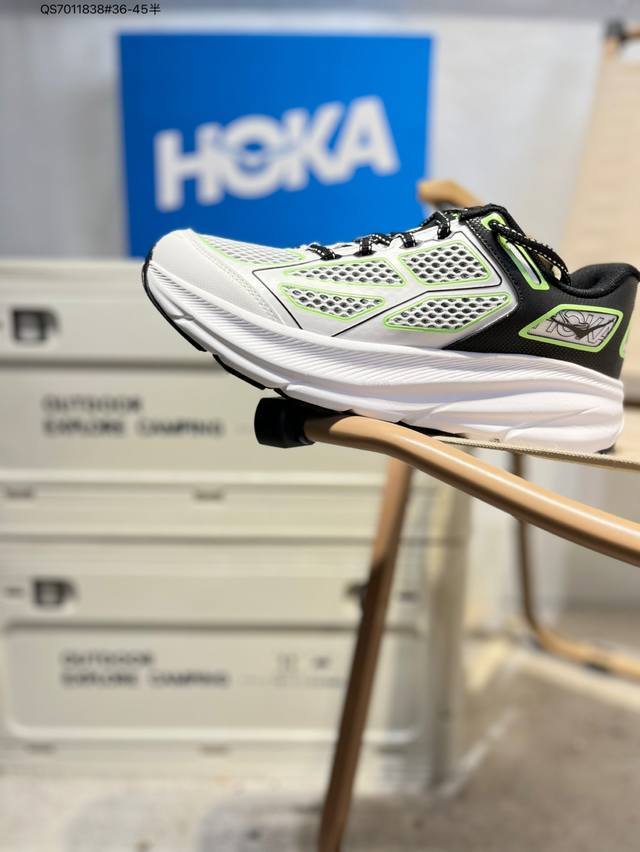 Hoka M Clifton One9 lightweight low-top outdoor trail running shoes. Outdoor mou