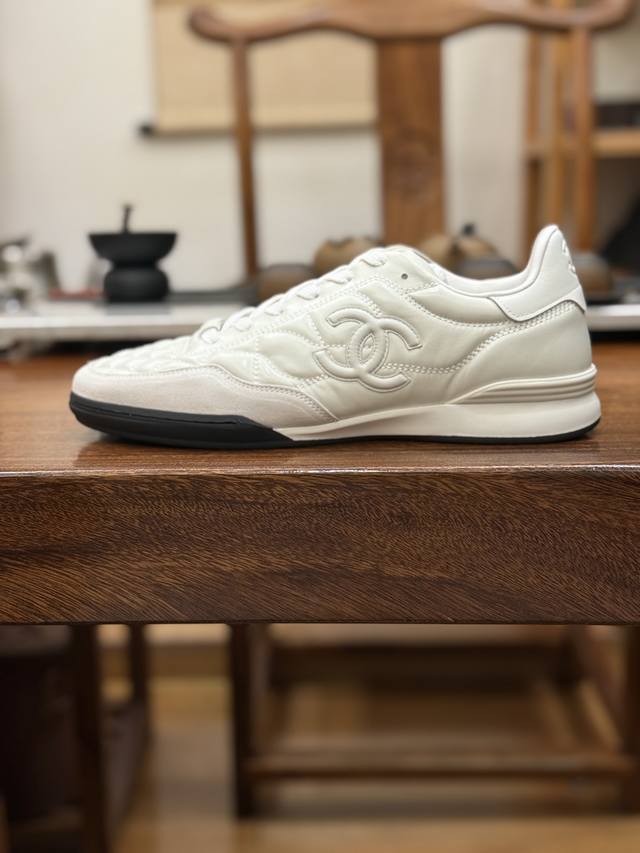 Gucci Xiaoxiang 25S waxed leather white men's and women's shoes 35 36 37 38 39 4