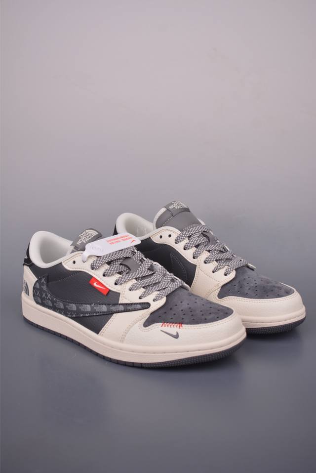 Fragment x Travis Scott x The North Face Air Jordan 1 Low three-party collaborat