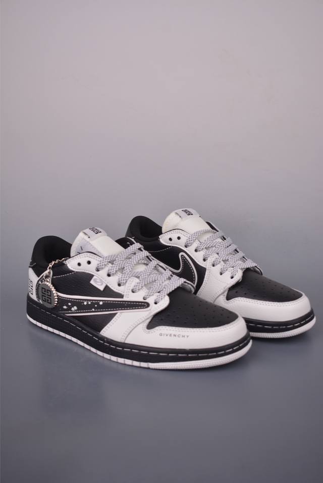 Fragment X Travis Scott X Givenchy Air Jordan 1 Low Three-Party Collaboration Re