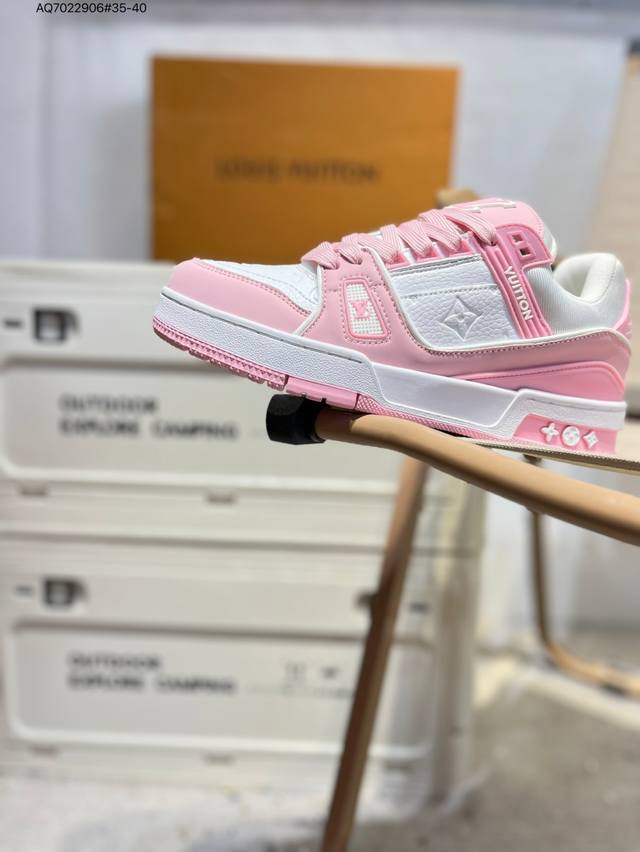 Louis Vuitton LV Louis Vuitton sneakers New LV Trainer sneakers in the latest co