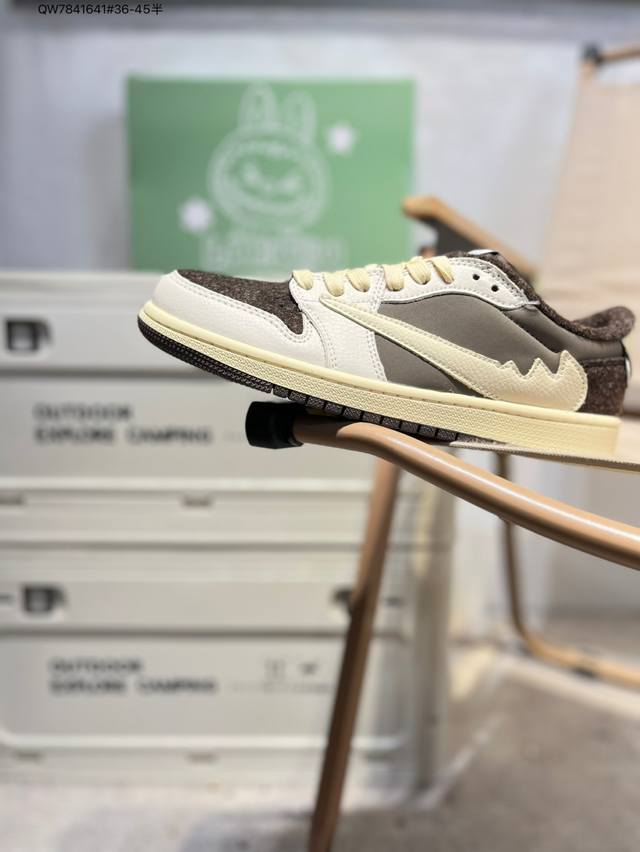 Company-grade top-grain leather Labubu x Jordan Air Jordan 1 Low Aj1 low-top se