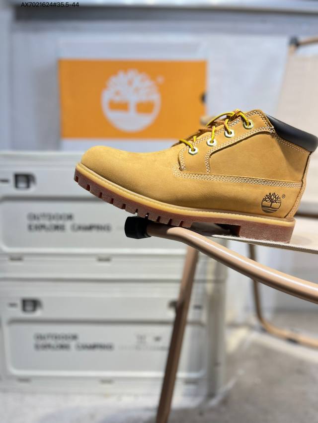 Timberland Outdoor mid-cut casual yellow boots series #Guangdong factory quality