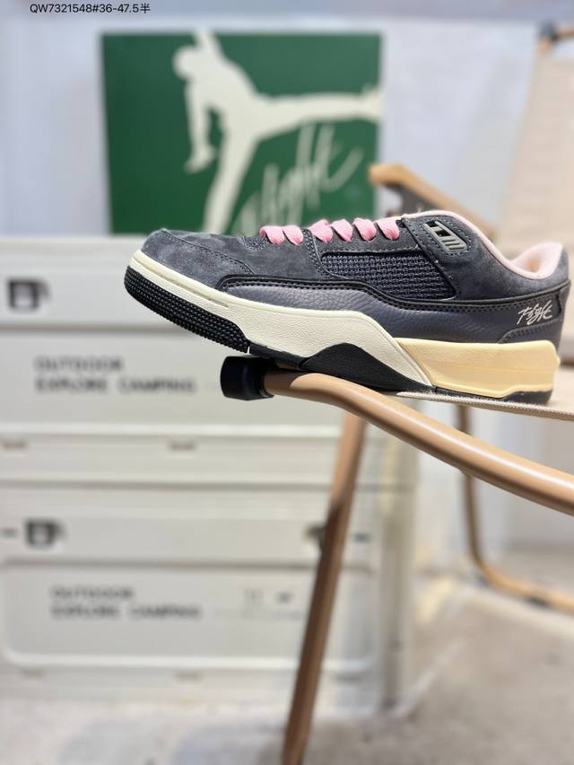 Who Decides War x Nike Jordan Flight Court Ate with non-slip wear-resistant low-