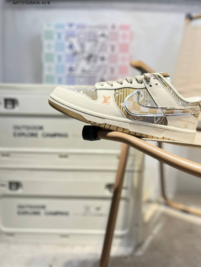 Lv X Nike Sb Dunk Low, a highly recommended new colorway from a leading manufact