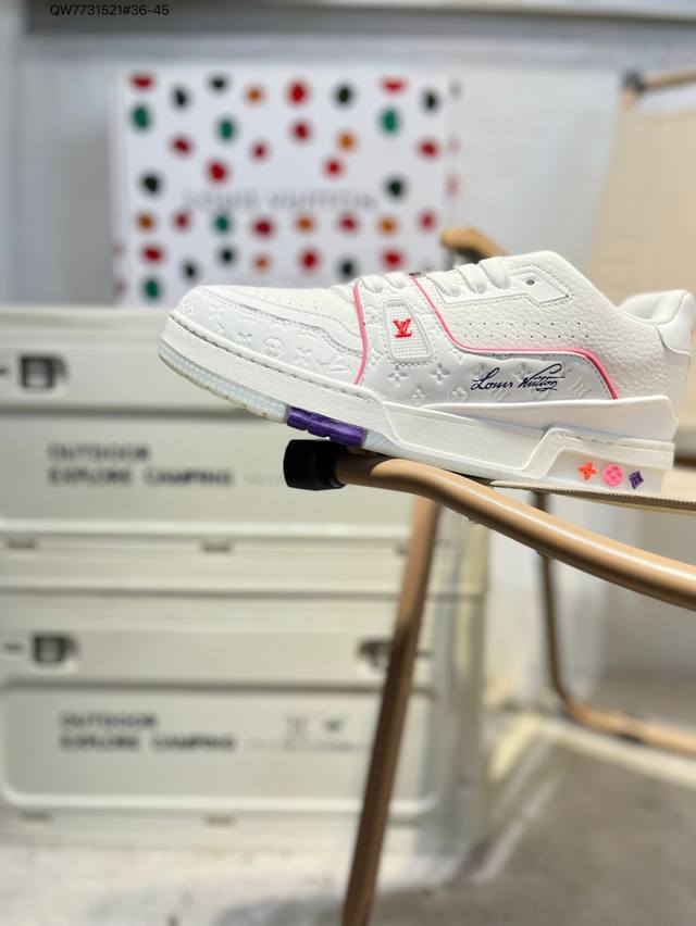 Louis Vuitton LV Louis Vuitton sneakers New LV Trainer sneakers in the latest co