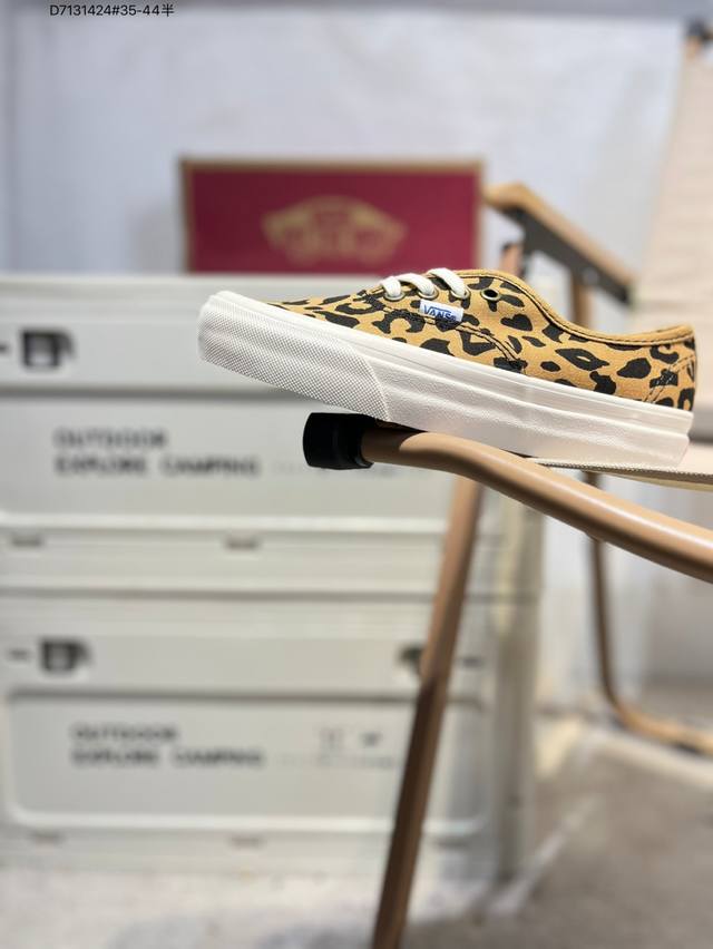 Genuine label vulcanization# Vans Style 36 low-top leopard print series Xiaohong