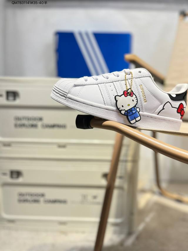 Hello Kitty x Adidas Originals Superstar Shell Toe Series Low-Top Classic All-m