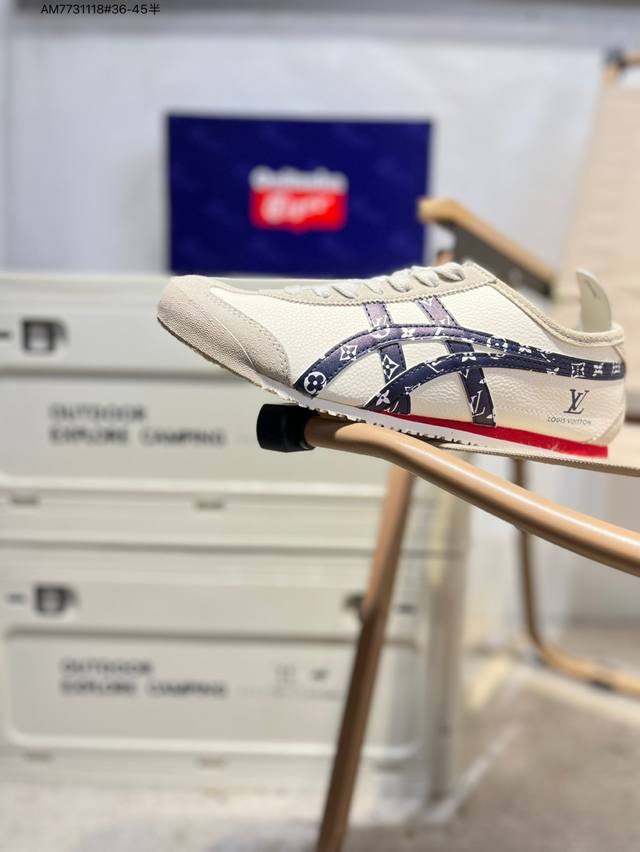 Customized# L Tiger Mexico 66 Sd Onitsuka Tiger Mexico upgraded series low-top r