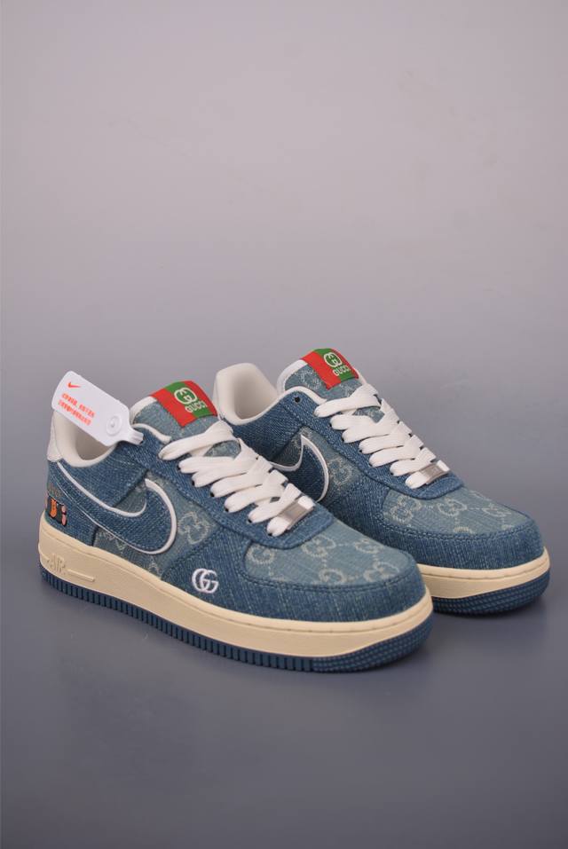 Nike Air Force 1 Low Gucci collaboration Original last and cardboard create a pu