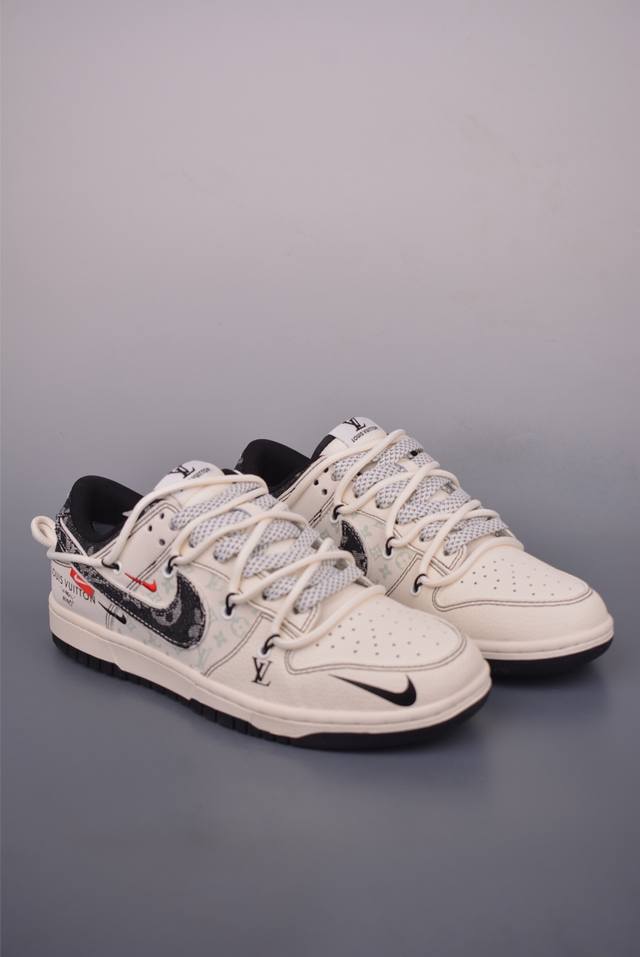 Nike Sb Dunk Low Lv co-branded deconstructed straps, pure original factory produ