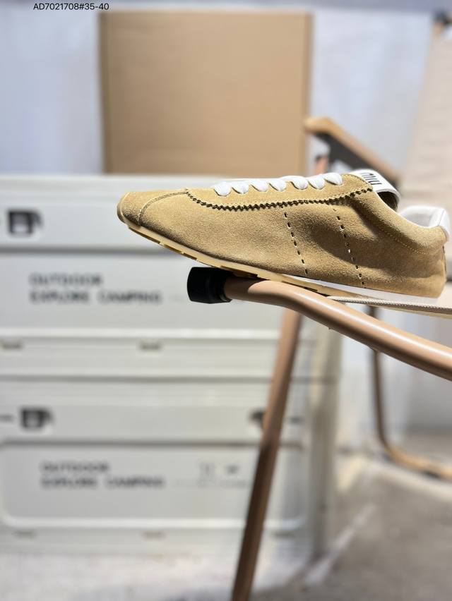 Miumiu 25Ss Tyre Collection New Biscuit Shoes, Forrest Gump Shoes, and Casual Sn
